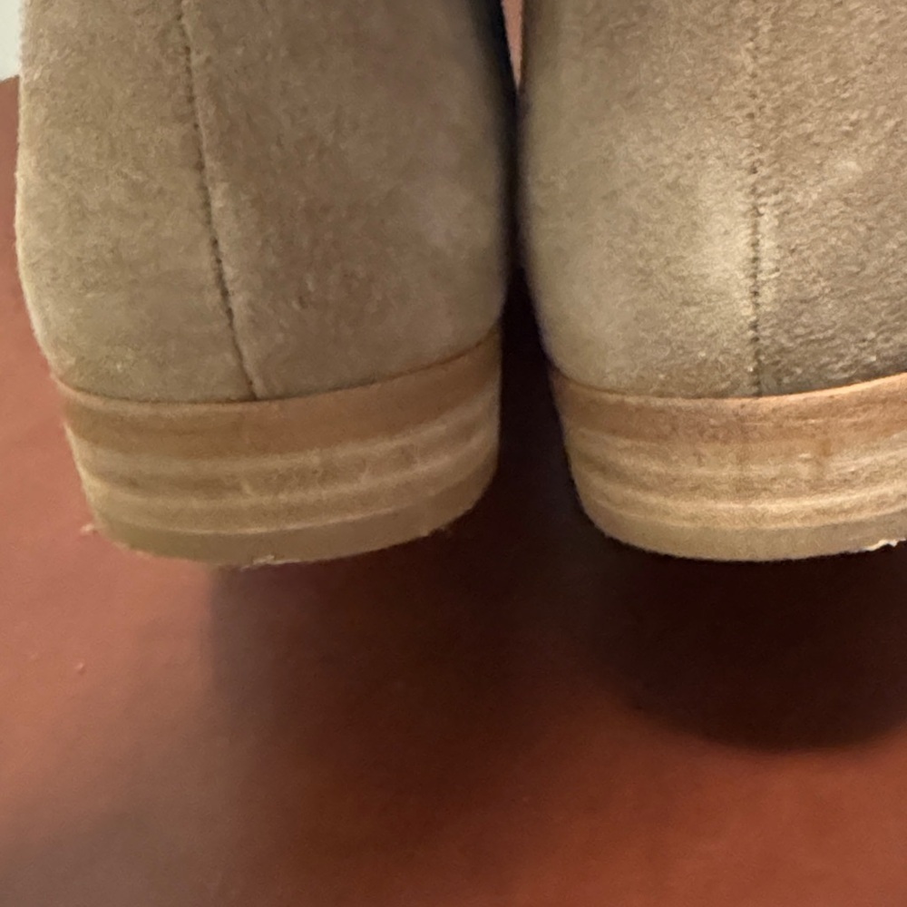 Splendid Light Brown Suede Ankle Boots - Picture 6 of 13